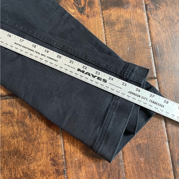 Everlane The Wide Leg Crop Pant Regular Black Jeans Size 2 - Picture 9 of 10